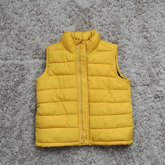 Old Navy Jackets Coats Baby Boy Old Navy Yellow Puff Vest